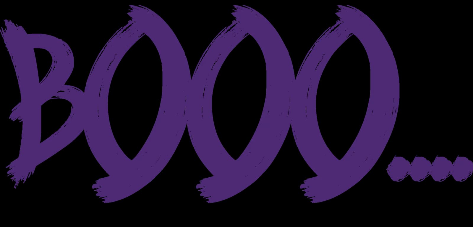 BOOO Graphic Text