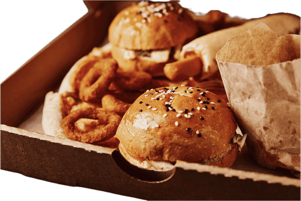 Bruzos Delicious Burgers Tray